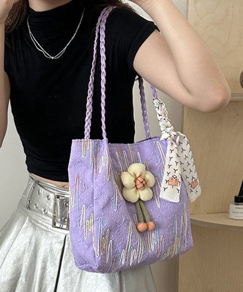 スカーフ付き 大容量トートバッグ 韓国風 レディース 女性バッグ おしゃれ 肩掛けバッグ 軽量 立体花ポイントバッグ  マザーズバッグ カジュアル鞄 手提げバッグ 98ZHUOQ-001